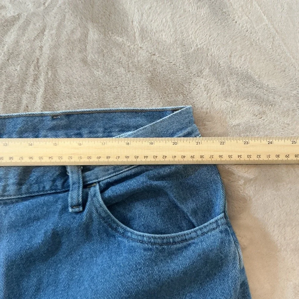 Rustler‎ Mens Straight Leg Denim Jeans Medium Wash Workwear Blue 42x32